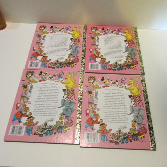 vintage Walt Disney Movie Magic box set 10 Golden Bookss with Rajah figure - Picture 6 of 16